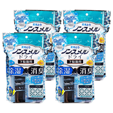 Hakugen Earth 白元鞋櫃除濕劑, 清爽皂香, 除濕消臭, 持續約5個月, 65g, 4個