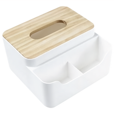 實木面紙盒, B款 多功能收納款, 18 x 17 x 7.5cm