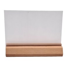 10-TEN 三角木座壓克力立牌 A6 T型橫式, 1個