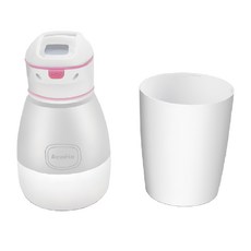 AcoMo PS III USB充電防潑水紫外線 90秒殺菌可攜式消毒器, PS3-P+PS3-P, 粉