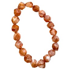 鴆羽膠花手珠手鍊, 7~7.9mm, 紅色