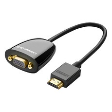 UGREEN 綠聯 HDMI 轉 VGA 轉換器 Without audio, MM105, 1盒