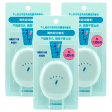 neuve 惹我 清爽吸油蜜粉 特製粉撲 控油保濕 防曬 無香料, 單色, 3個