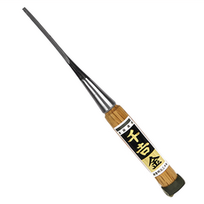 千吉金 鑿刀 CG-19207 3mm 木工雕刻刀 木柄手鑿, 1個