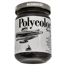 MaIMeRI 美利 POLYCOLOR重稠壓克力 MA-1220541 MICACEOUS BLACK 雲母黑, 1色, 140ml