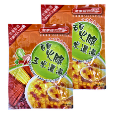 萬事福 百頁火腿玉米濃湯 124g, 1組