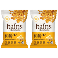bains wholefoods 鷹嘴豆零食脆片 澳洲起司風味, 100g, 2包