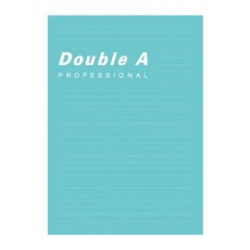 Double A B5膠裝筆記本 小清新系列 40頁 10本, 藍色, 1組