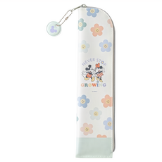 Oolab 良杯製所 繪想年代系列防潑水吸管收納組 8 x 29.2cm 米奇米妮款 43g, 1組