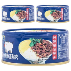 青葉 魯肉飯 採用台灣原產豬肉, 150g, 3罐
