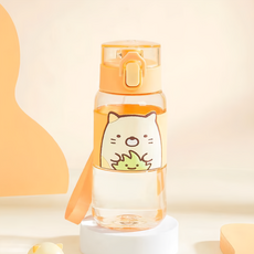 優貝選 三麗鷗 俏皮角落小夥伴 便攜直飲式運動水壺, 黃色, 540ml, 1個