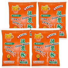 金錢豹 酥漿粉, 專業調配, 酥脆粉, 素食可用, 500g, 4包