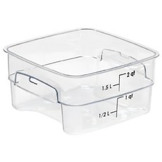 CAMBRO FreshPro方形盒 18.5x18.5x10cm NSF認證 可耐溫-40~99°C, 1入, 1個