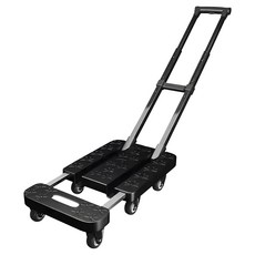 MP 萬向六輪多功能折疊小推車, 黑色, 承重約150公斤, 1台