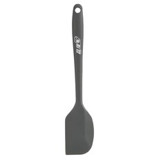 GOZENBO 御膳坊 晶瓚 一體成型矽膠刮刀 小(21.4cm) 1個, 黑色, 1支