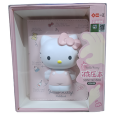 SANRIO 三麗鷗 HELLO KITTY 減壓本, 一正品牌, 筆記本, PU+道林紙, 127*175MM, 410G紙質, 128張, YZ8122, 1本