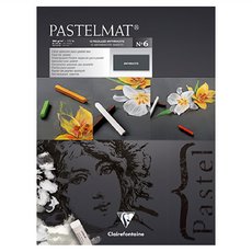 Clairefontaine PASTELMAT PAD N ̊6粉彩砂卡紙本, 360g 18x24cm 12張, 24 x 18cm