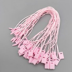 MAKE&HOBBY 服飾一鍵式吊牌標籤繩, 1個, 粉紅色