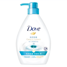 Dove 多芬 溫和除菌沐浴乳, 1L, 1瓶