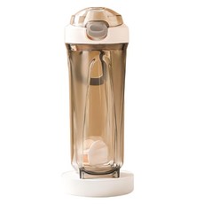 蕉蕉購物 ins大容量彈蓋搖搖杯, 咖啡色, 500ml, 1個