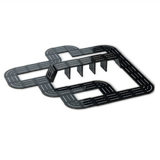 KiKimmy 軌道磁力片 補充包, 50片裝, 22.5 x 15 x 6.5cm, 1包, H1193