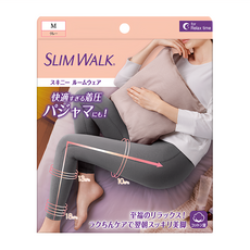 SLIM WALK 居家美腿壓力褲 灰色 棉57% 聚酯纖維38% 聚氨酯5%, M