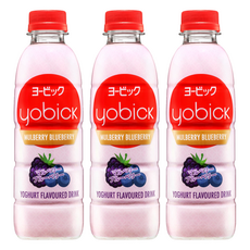 yobick 桑葚藍莓味 優酪乳風味飲品, 310ml, 3瓶
