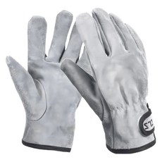 CLS 牛皮隔熱手套 24.5 x 12cm 170g, 銀灰色, 1雙