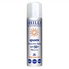 SHILLS 舒兒絲 SPF50+ PA++++ 很耐曬超清爽亮白防曬冰鎮噴霧, 90g, 1瓶