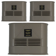 GINII 基尼 雙格多功能餐具收納籃, 可可棕, 17.2 x 8.8 x 12.9cm, 3個