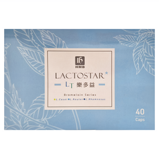 弘茂 LACTOSTAR 樂多益 LT 優菌膠囊 40顆, 400mg, 1盒
