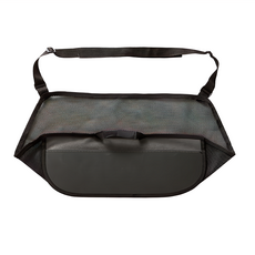 E.City 加厚掛式車用椅背網格袋, 黑色, 1個