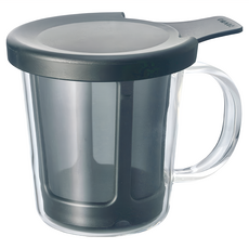 HARIO 好璃奧 V60免濾紙咖啡沖煮杯, OCM-1-B, 200ml, 1個