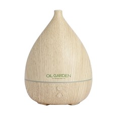 OiL GARDEN 澳悠園 三合一 加濕 淨化空氣 夜燈 觸控 水氧機 15 x 15 x 20.4cm 仿木紋 木色 OG1557 USB電源線