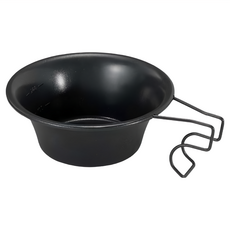 BLACK DOG 黑狗 雪拉碗 折耳碗 109g, 黑色, 1個