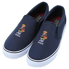 POLO RALPHLAUREN Keaton Bear 兒童款 懶人鞋 RF103724T 海軍藍 150mm