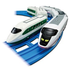 TAKARA TOMY PLARAIL 鐵道王國 E2系列 E3系列 新幹線 雙入組 903376, 1盒, 白色