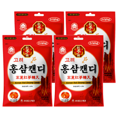 mAmmos 高麗紅蔘糖 紅蔘香氣濃郁 口感清新, 80g, 4袋