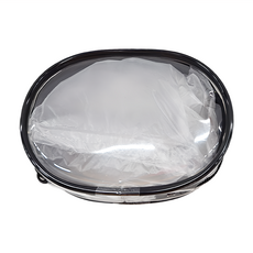 娃娃透明收納包 Set 3, PVC材質, 小(13 x 9 x 5cm), 黑色