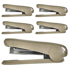 MAX 美克司 新型釘書機 HD-50 米色 辦公室用品 文件裝訂, 5個