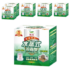 鱷魚水蒸式殺蟲劑 30~40坪適用 100g, 6個, 1盒