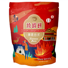 青澤 燒蝦餅 辣吼台式, 100g, 1包