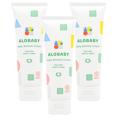 ALOBABY 寶寶舒緩修護霜 自然配方 敏感肌適用, 75g, 3條