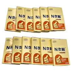N次貼 抽取式便條本, 黃色, 100張, 12組
