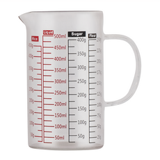 Pearl Horse 寶馬 玻璃多功能量杯 TA-G-15-500, 單色, 500ml, 1個