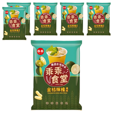 乖乖 乖乖食堂米果 金桔檸檬風味 台灣米製 酸甜清爽好滋味, 60g, 6包