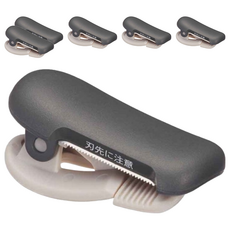 KOKUYO 國譽 ME 夾式膠台 Masking Tape Cutter 適用於10-15mm膠帶, 黑色, 6個