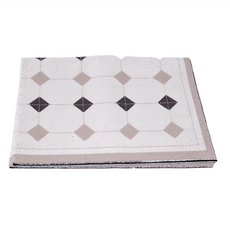 玄關絲圈地墊 3.6kg, 巴黎公寓 白色, 1個