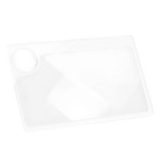 CARSON 卡薾紳 Wallet 名片放大鏡組, 放大倍率達2.5倍, 焦點放大倍率可達6倍, 厚度僅0.1cm, 輕薄便攜, 透明, 1組