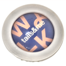 tails&me 尾巴與我 專屬配件 驅蟲精油掛扣 尺寸:3.9x3.9x2.2cm 淨重:9g, 靛藍色, 1個